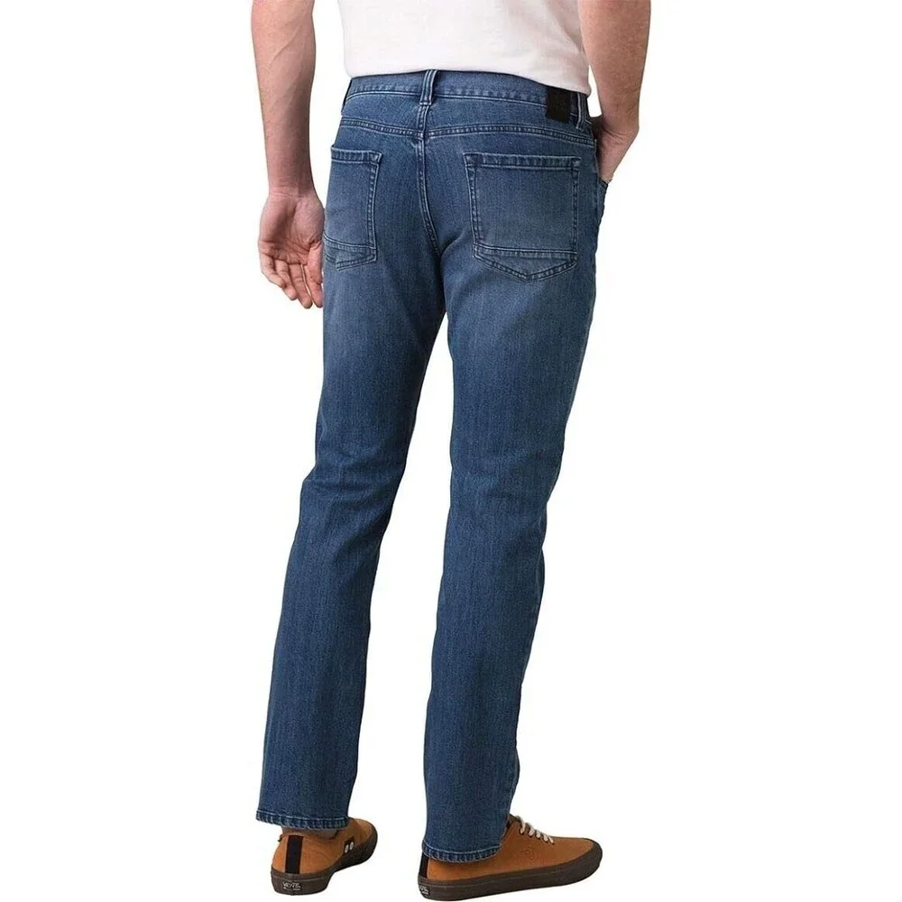 PRANA FEENER STRAIGHT FIT JEANS Men's 40 X 34 RINSE‎ WASH STRETCH